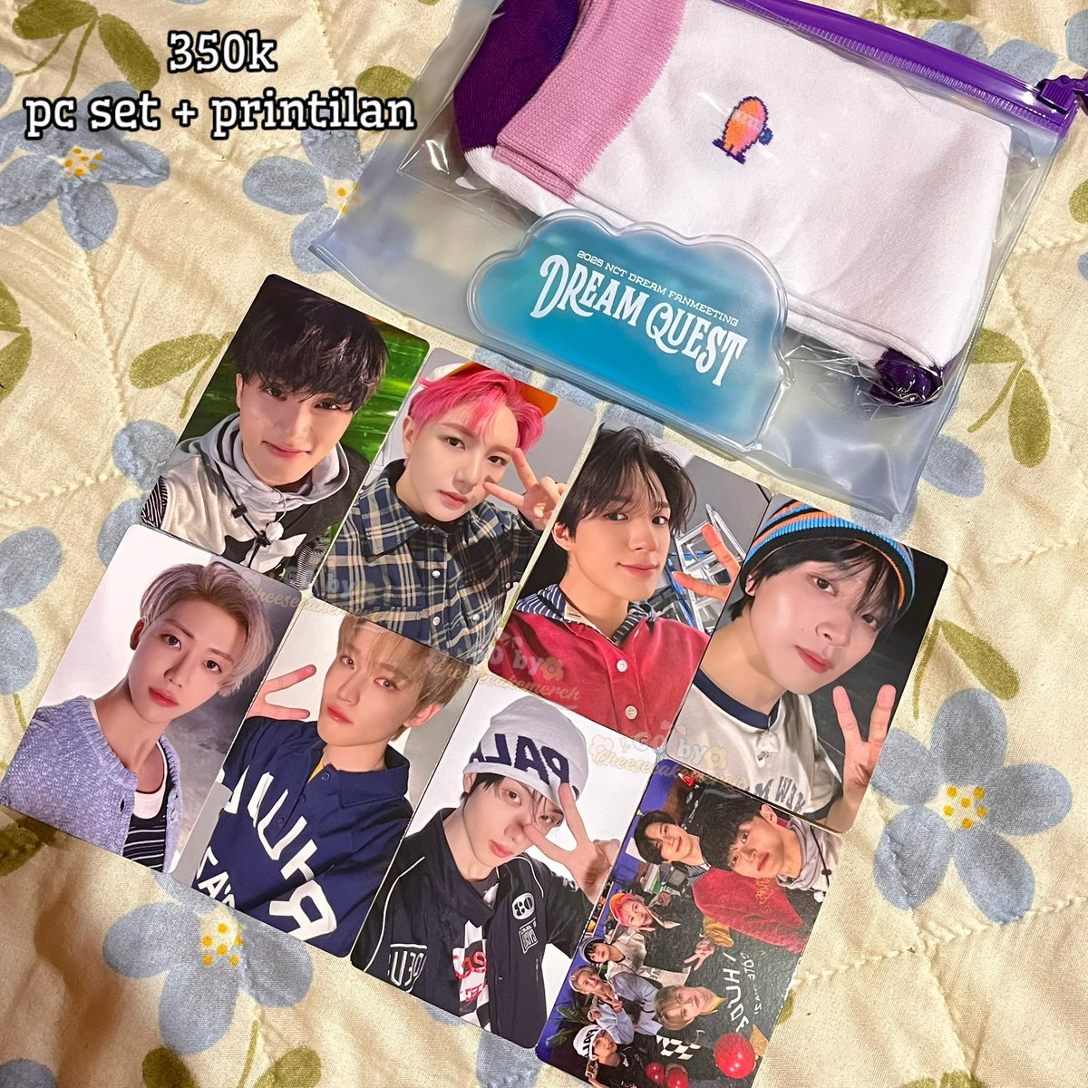 wts photocard pob set nct dream - dreamscape

-Makestar photo event 💰200k 
-Smstore vc event 💰300k
-Bene fanmeet dream quest 💰350k

✅Ready ina
🍊Boleh fullpay/dp 50%
📍Bogor 

t. wts mark renjun jeno haechan jaemin chenle jisung