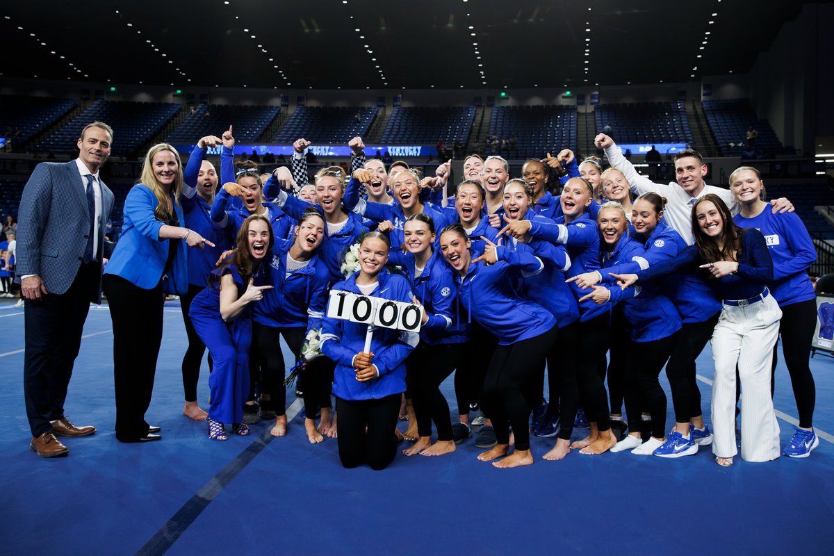 Kentucky Gymnastics (@ukgymnastics) on Twitter photo A chance to relive our record-breaking Senior Night against Arkansas? Count us in!
Tune into the <a href="/SECNetwork/">SEC Network</a> at 8:30 a.m. ET to watch our meet against Arkansas last season, featuring the third-highest team score in program history and Creslyn Brose's first perfect 10! A chance to relive our record-breaking Senior Night against Arkansas? Count us in!
Tune into the <a href="/SECNetwork/">SEC Network</a> at 8:30 a.m. ET to watch our meet against Arkansas last season, featuring the third-highest team score in program history and Creslyn Brose's first perfect 10!