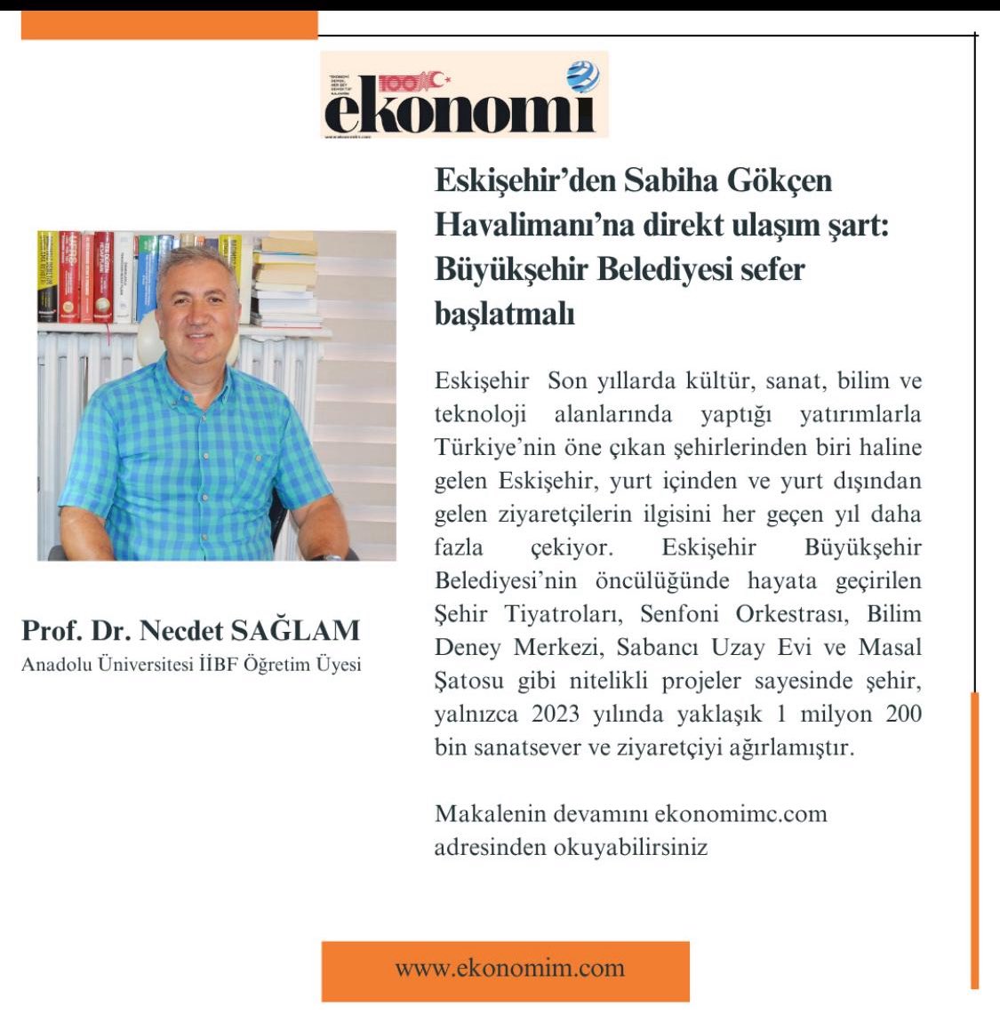 NECDET SAGLAM (@necdetsaglam) on Twitter photo Eskişehir’den Sabiha Gökçen Havalimanı’na direkt ulaşım şart! Büyükşehir Belediyesi sefer başlatmalı.
Kamuoyunun beklentisi açık ve net:
✅ Eskişehir – Sabiha Gökçen Havalimanı arasında Büyükşehir Belediyesi tarafından doğrudan otobüs seferleri başlatılmalıdır. Eskişehir’den Sabiha Gökçen Havalimanı’na direkt ulaşım şart! Büyükşehir Belediyesi sefer başlatmalı.
Kamuoyunun beklentisi açık ve net:
✅ Eskişehir – Sabiha Gökçen Havalimanı arasında Büyükşehir Belediyesi tarafından doğrudan otobüs seferleri başlatılmalıdır.
