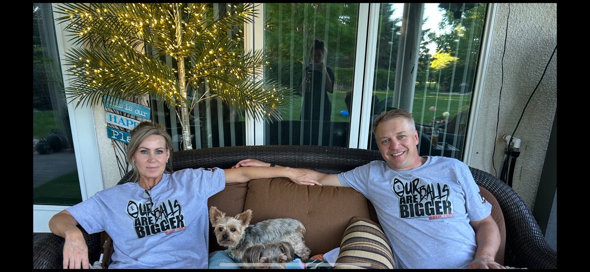 Michael Ball (@therealballsy) on Twitter photo Be like Christina and Adam and get your OUR BALLS ARE BIGGER shirts. Only $25 dollars with proceeds going to the Love Life ALS Foundation in support of former CFL LB Glenn Love. DM to get yours!  Thanka to Hammertime Roofing for paying for the shirts. #cfl #ALS #help #charity Be like Christina and Adam and get your OUR BALLS ARE BIGGER shirts. Only $25 dollars with proceeds going to the Love Life ALS Foundation in support of former CFL LB Glenn Love. DM to get yours!  Thanka to Hammertime Roofing for paying for the shirts. #cfl #ALS #help #charity