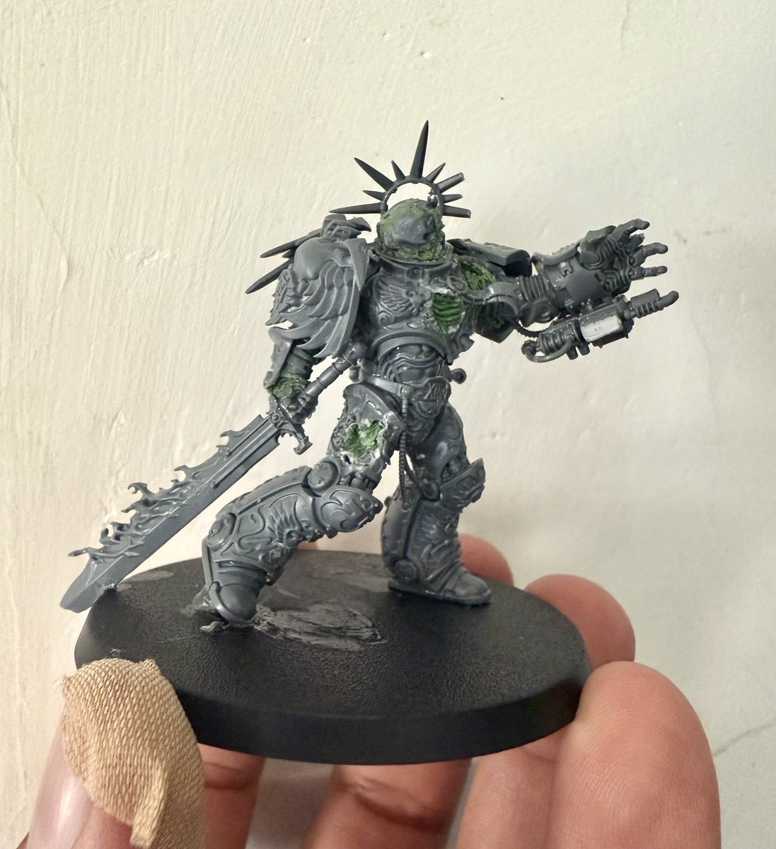 husker04's tweet photo. @Killveous Cheers! Hes wip for today but will finish him later when he first green bits are cured. Then hes going to lead my undead Imperium ive been working on the last few weeks https://t.co/qNxcLyGQGV