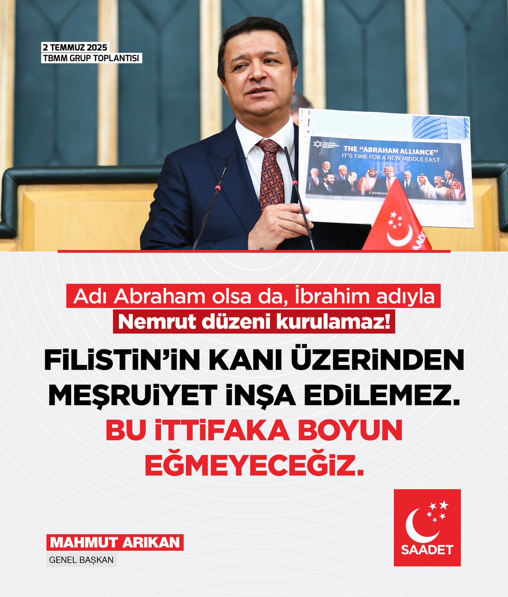 "Filistin'in kanı üzerinden meşruiyet inşa edilemez."

<a href="/mahmutarikansp/">Mahmut Arıkan</a>
