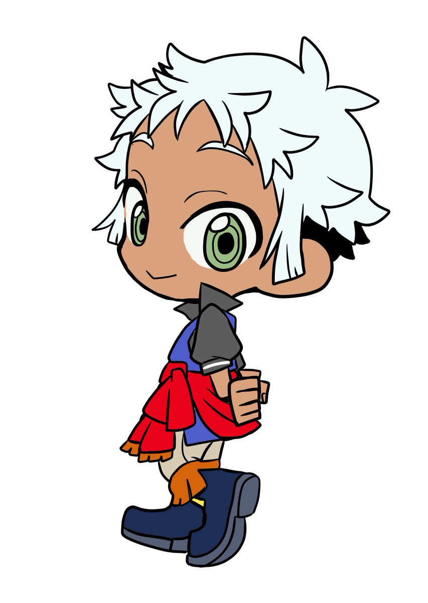 「メドレー4の時のミニキャラ再掲」|うましかユキのイラスト