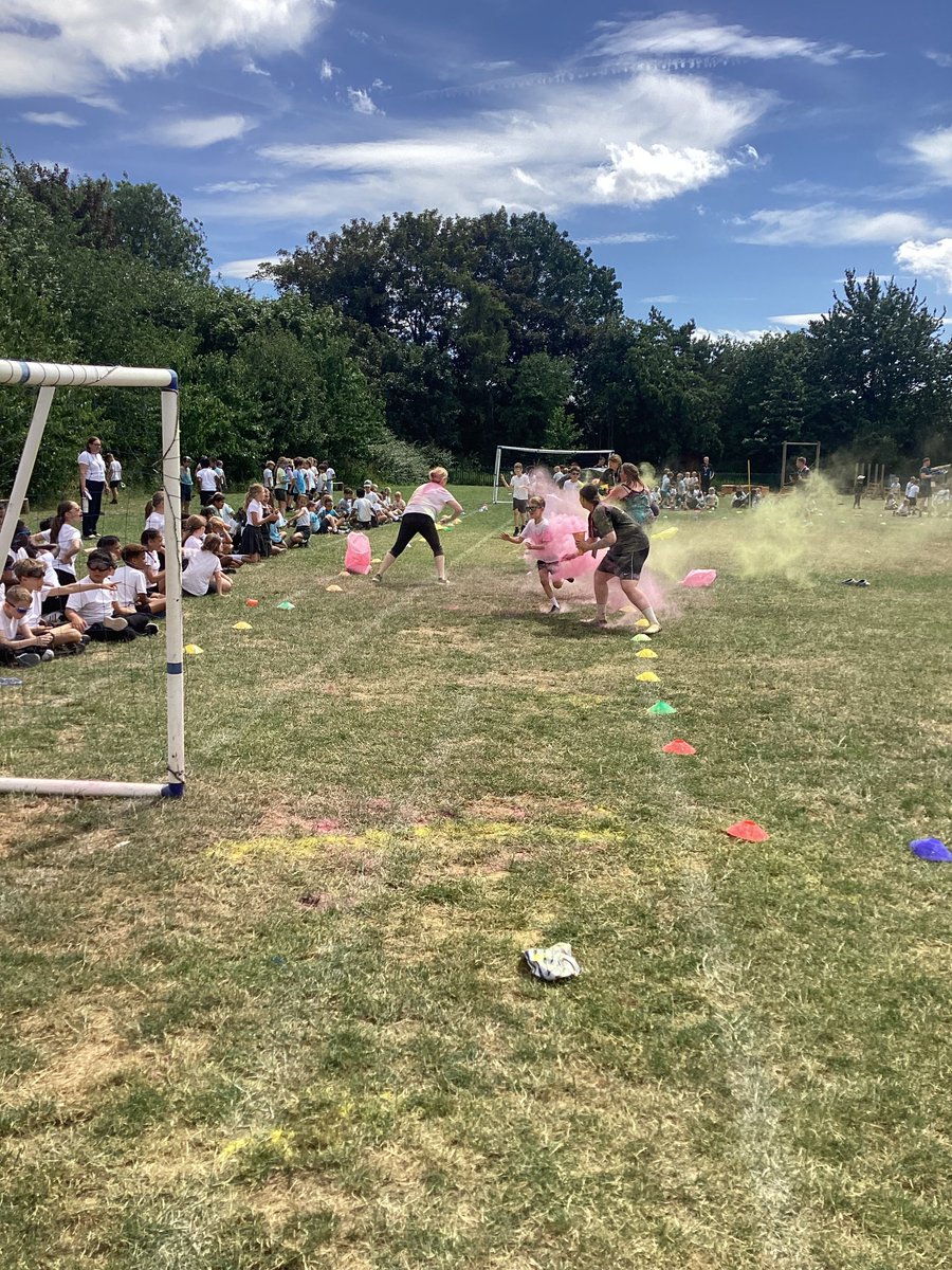 stjoesworcs's tweet photo. On Friday the whole school joined in with a sponsored colour run to end our fitness fortnight. A joyous way to end the school week. https://t.co/ORKi3o4sQ4