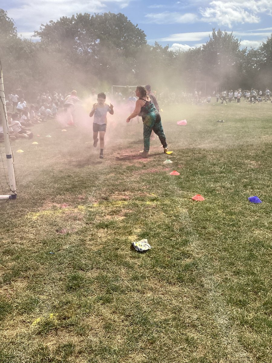 stjoesworcs's tweet photo. On Friday the whole school joined in with a sponsored colour run to end our fitness fortnight. A joyous way to end the school week. https://t.co/ORKi3o4sQ4