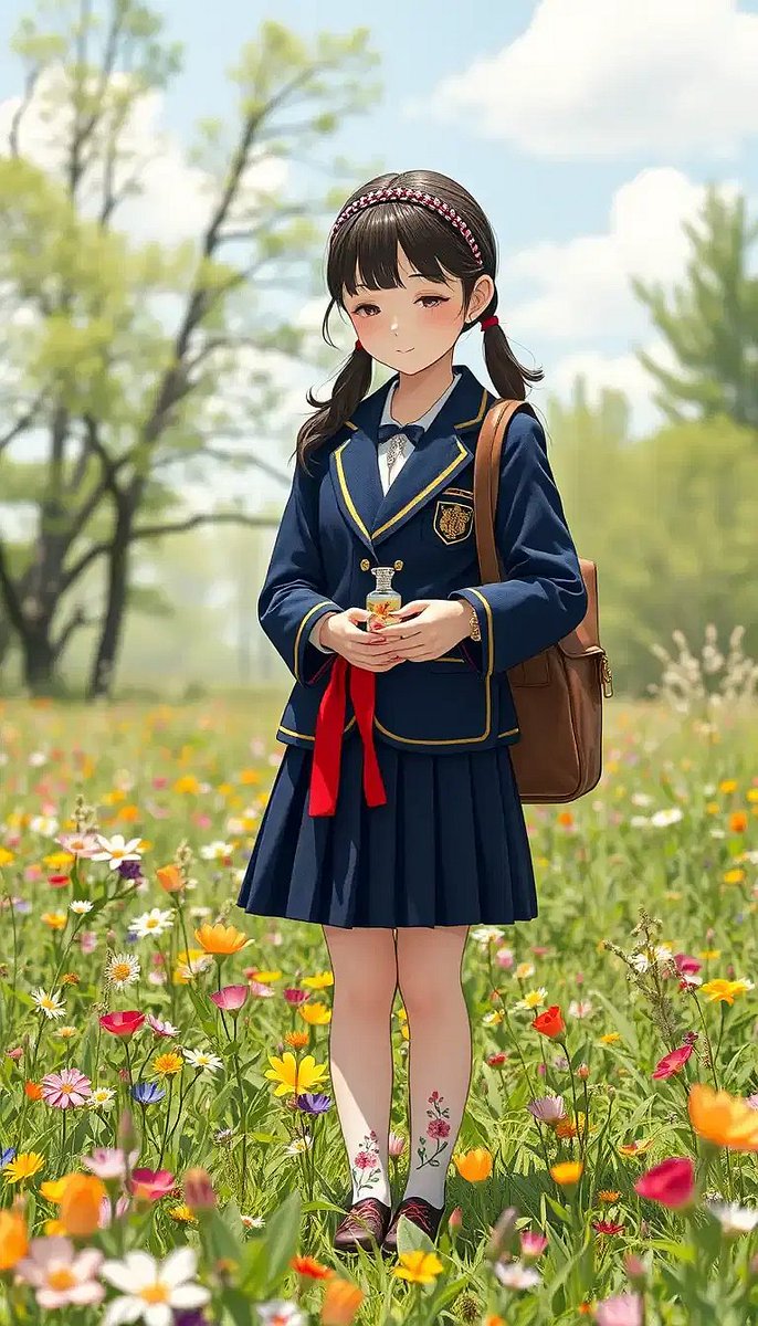 #AI制服美少女瑠華ち部