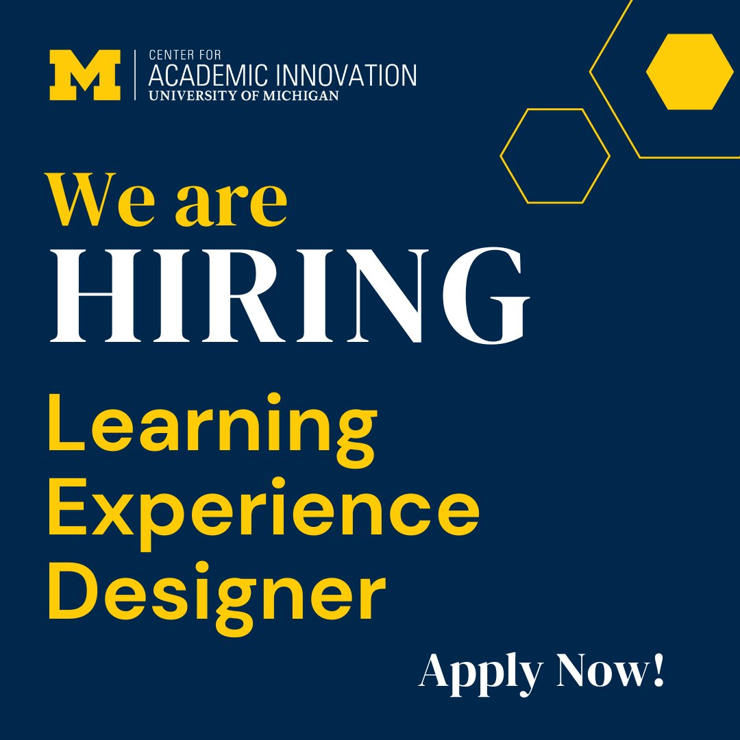 We are seeking a qualified Learning Experience Designer to help iterate and develop online and hybrid degree and credit-bearing programs. As part of a fantastic team, you will work on creating online course experiences, iterate existing course designs, and support new and
