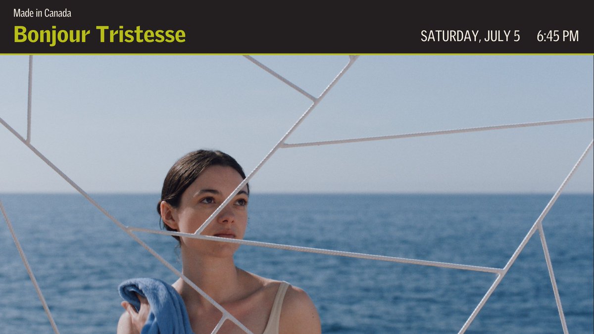 BONJOUR TRISTESSE: Cécile is at the French seaside with her handsome father &amp; his girlfriend. Then Anne, a friend of Cécile’s late mother, arrives and everything changes. Cécile’s world is threatened and, desperate to regain control, she sets in motion a plan to drive Anne away