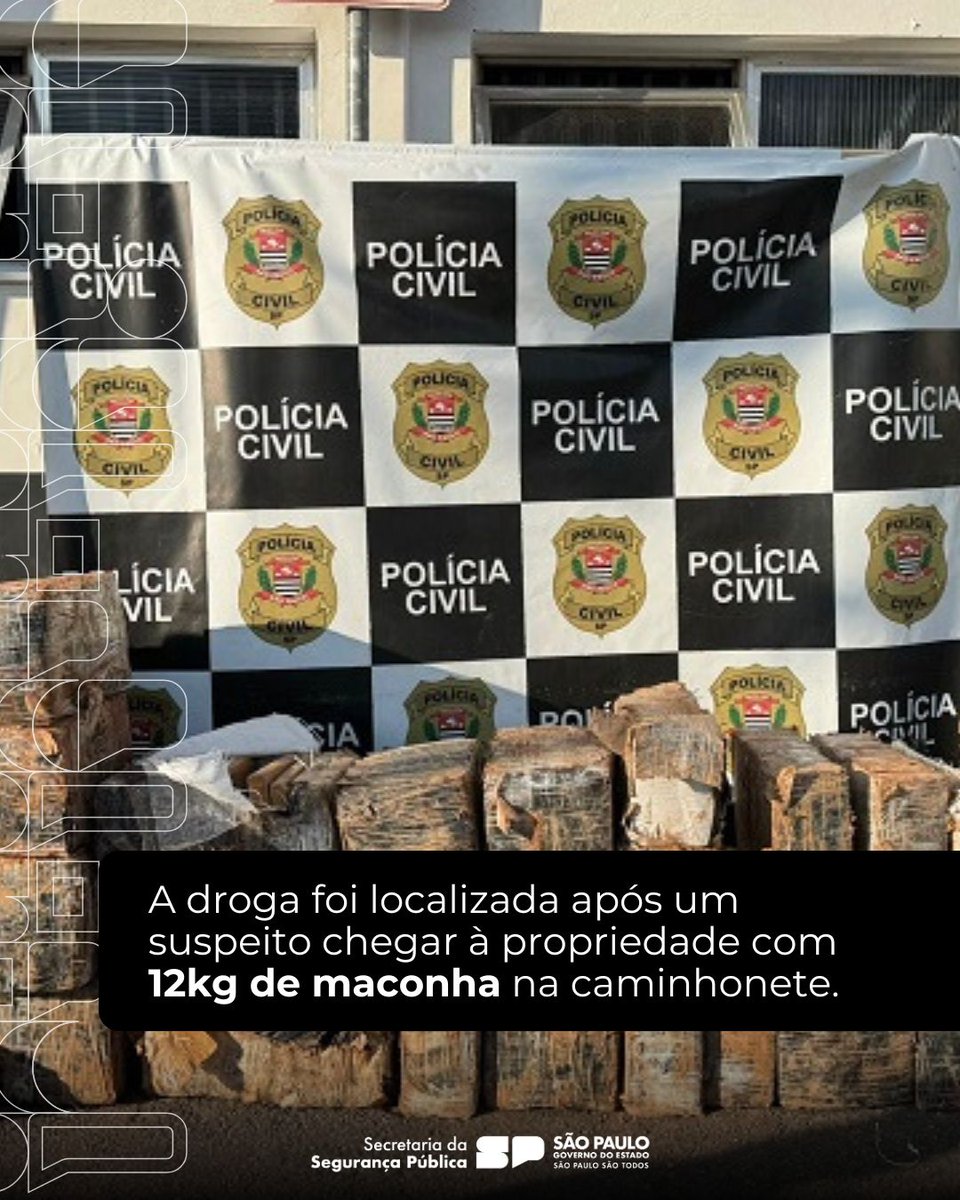 SegurancaSP's tweet image. Durante as buscas, desconfiaram da terra remexida sob a caminhonete e encontraram uma tampa de cimento que levava ao poço com as quase 1 tonelada da droga.

#SegurançaSP #NaMissão #Atibaia