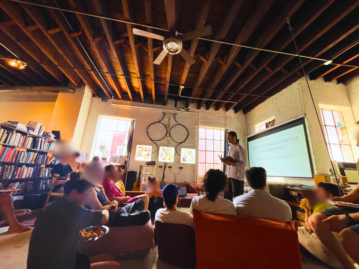 Max Shen (@mxslk) on Twitter photo The talk was awesome :)
Thank you <a href="/fractaltechnyc/">Fractal Tech</a> for hosting — amazing crowd, rich discussion afterwards on body as collective intelligence The talk was awesome :)
Thank you <a href="/fractaltechnyc/">Fractal Tech</a> for hosting — amazing crowd, rich discussion afterwards on body as collective intelligence