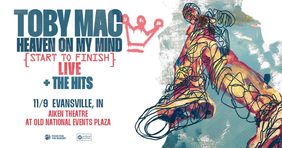 🎤 TobyMac — Tickets ON SALE NOW! 🎟️
📍 Old National Events Plaza, Evansville, IN
📅 Sunday, November 9, 2025  • 7 PM

👉 Get your tickets here : bit.ly/4noeVDb
