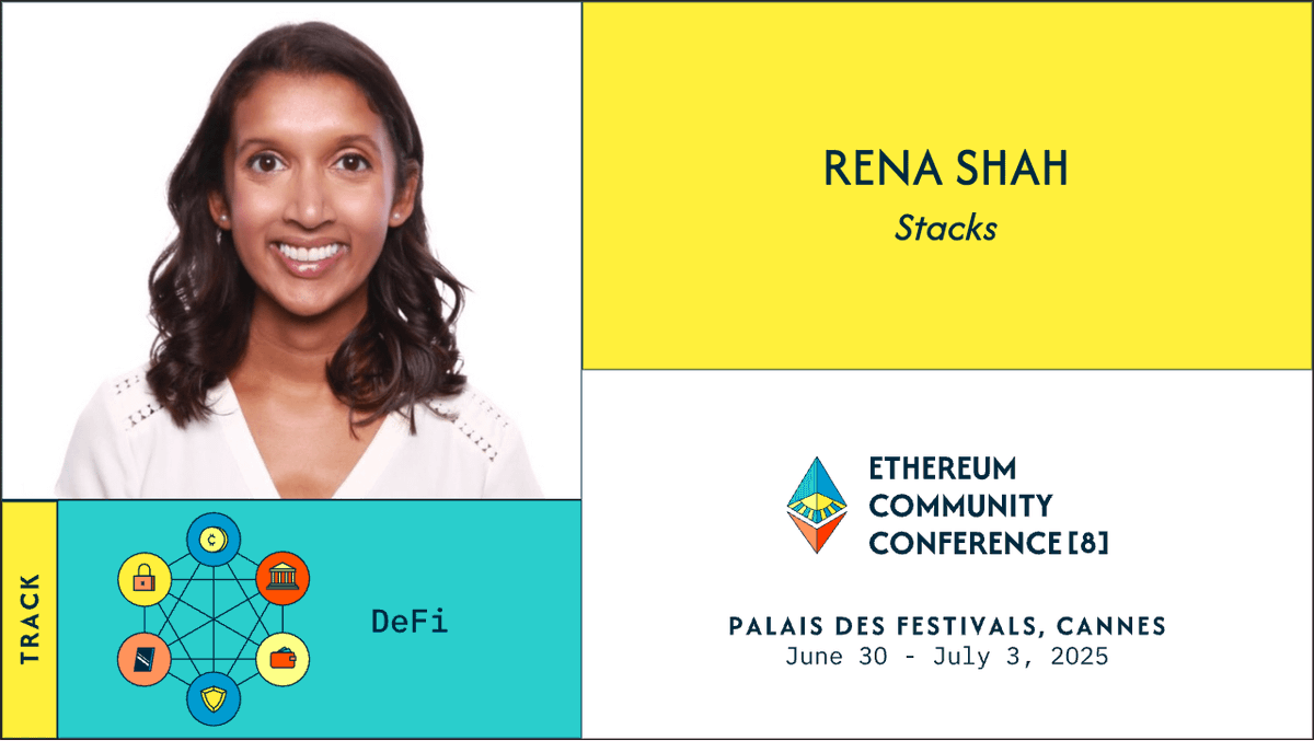 Rena Shah (@renapshah) on Twitter photo I'm speaking tomorrow at <a href="/EthCC/">EthCC - Ethereum Community Conference</a>. I’ll be diving into why Bitcoin is the most pristine asset in crypto and why it should be DeFi’s ultimate form of collateral.
What can Bitcoin DeFi learn from Ethereum’s early days?
Let’s build it better. Let’s build it on Bitcoin 🧡 I'm speaking tomorrow at <a href="/EthCC/">EthCC - Ethereum Community Conference</a>. I’ll be diving into why Bitcoin is the most pristine asset in crypto and why it should be DeFi’s ultimate form of collateral.
What can Bitcoin DeFi learn from Ethereum’s early days?
Let’s build it better. Let’s build it on Bitcoin 🧡
