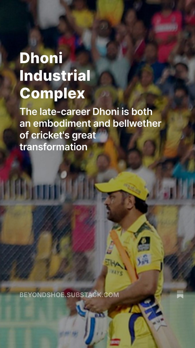 beyond_shoe's tweet photo. He can't move the scoreboard, but he can still move the balance sheet, and in a league run by oligarchs, winning on the field is just one of the many parameters of victory.

Read our new essay on "Captain Cool", now a trademarked property. https://t.co/OivCxmuJhh