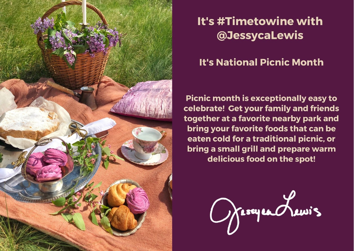 Jessyca Lewis (@jessycalewis) on Twitter photo It's #Timetowine with <a href="/JessycaLewis/">Jessyca Lewis</a>
It's National Picnic Month, and we can't think of a better way to enjoy July! ☀️ Fresh air, garden veggies, and tasty fruits make for the perfect outdoor meal. What are your picnic basket essentials? Pack up and go on a picnic today! It's #Timetowine with <a href="/JessycaLewis/">Jessyca Lewis</a>
It's National Picnic Month, and we can't think of a better way to enjoy July! ☀️ Fresh air, garden veggies, and tasty fruits make for the perfect outdoor meal. What are your picnic basket essentials? Pack up and go on a picnic today!