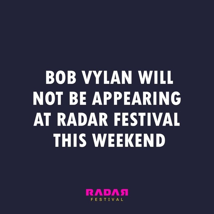 THREAD ⚠️ 

Radar Festival in Manchester have dropped Bob Vylan. 🔴

Fellow artists, you have two options to effectively show your solidarity... 👇🏾