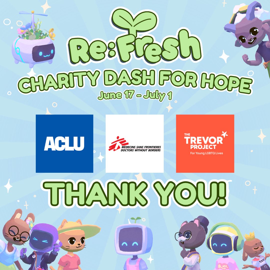 MergeConflict's tweet image. THANK YALL FOR DASHING FOR HOPE WITH US!!!
Remember when the world is on fire, there's still hope to be had🌟
📩Winners will be contacted this week, so keep a lookout💚