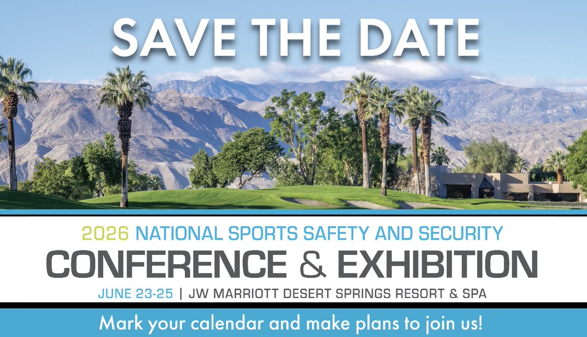That’s a wrap on this year’s National Sports Safety and Security Conference &amp; Exhibition. From the NCS⁴ team, we hope everyone gets home safely, and we can’t wait to see you June 23-25, 2026, in Palm Desert, CA!