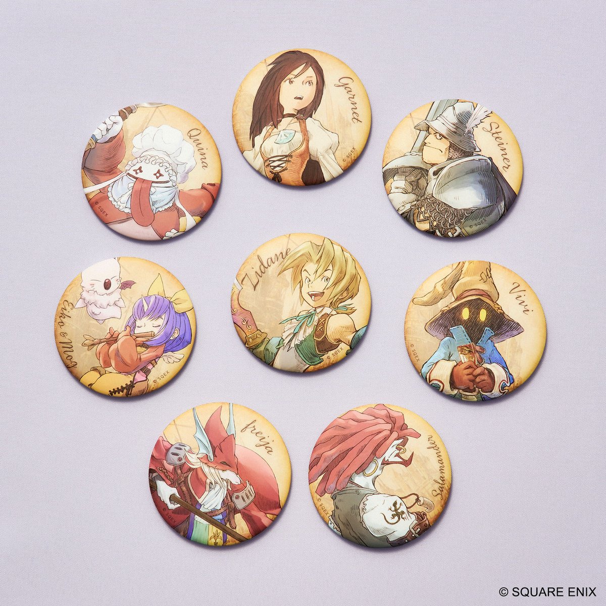 SQEX_MD_NA's tweet image. Celebrate the 25th Anniversary of @FinalFantasy IX with new merch featuring artwork by Toshiyuki Itahana! Shop adorable keychains, collectible magnets, and a stylish sticker set starring Zidane, Garnet, Vivi, Steiner, and more!
Pre-Order Here:
sqex.link/ra8e