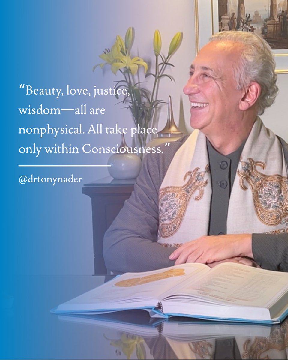 The most valuable things in life
Are non-physical:

• Beauty
• Love
• Justice
• Wisdom.

They are not physical.
You can’t weigh them or quantify them.

But they shape our lives more profoundly than any material object ever could.

These values live within Consciousness,
not