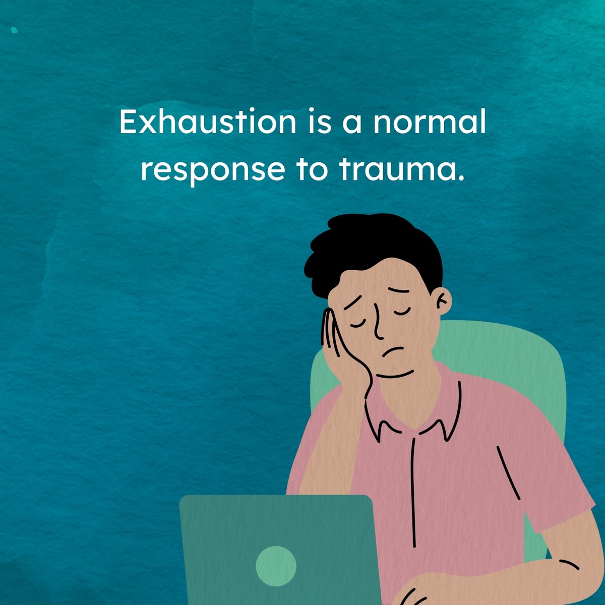 NAPAC's tweet image. We often hear from survivors on our support line who are struggling with deep fatigue - and it&apos;s no surprise. Living through trauma can keep the body in a constant state of alert. 
If you&apos;re tired, you&apos;re not weak. Rest is not a luxury, it&apos;s a part of healing.