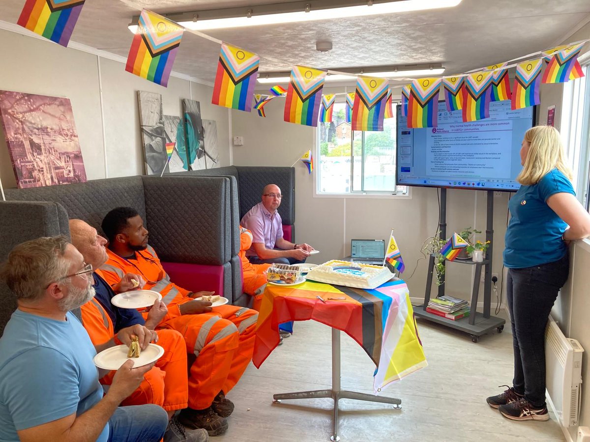 Colas Rail UK (@colasrailuk) on Twitter photo #WeCareWednesdayπ Sharing with Pride
πββοΈπββοΈ To celebrate Pride Month, our LGBTQ+ network organised a special lunch and learn with our Urban division & <a href="/midlandtram/">Midland Metro Alliance</a>
πΈ: Rachael Morgan
#ColasRailCares #ColasRailShares #WeCareWednesdayπ Sharing with Pride
πββοΈπββοΈ To celebrate Pride Month, our LGBTQ+ network organised a special lunch and learn with our Urban division & <a href="/midlandtram/">Midland Metro Alliance</a>
πΈ: Rachael Morgan
#ColasRailCares #ColasRailShares
