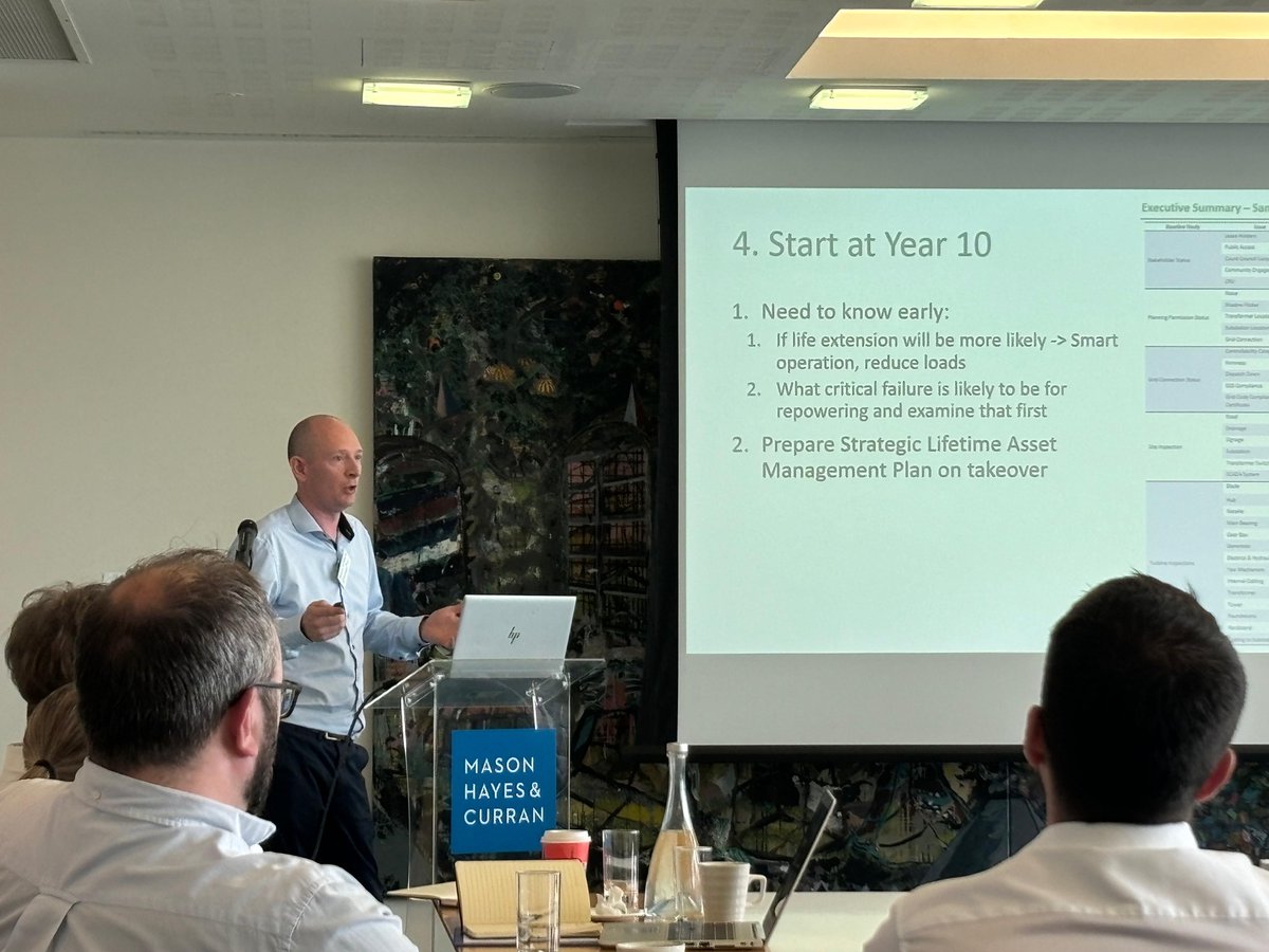 WindEnergyIRL's tweet image. Last week, Wind Energy Ireland hosted a cross-committee workshop focused on one of the biggest challenges and opportunities facing our sector: repowering.
We brought together experts from our Planning, Asset Management, Grid, and Markets committees to identify key barriers to…