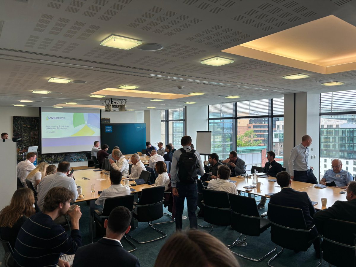 WindEnergyIRL's tweet image. Last week, Wind Energy Ireland hosted a cross-committee workshop focused on one of the biggest challenges and opportunities facing our sector: repowering.
We brought together experts from our Planning, Asset Management, Grid, and Markets committees to identify key barriers to…