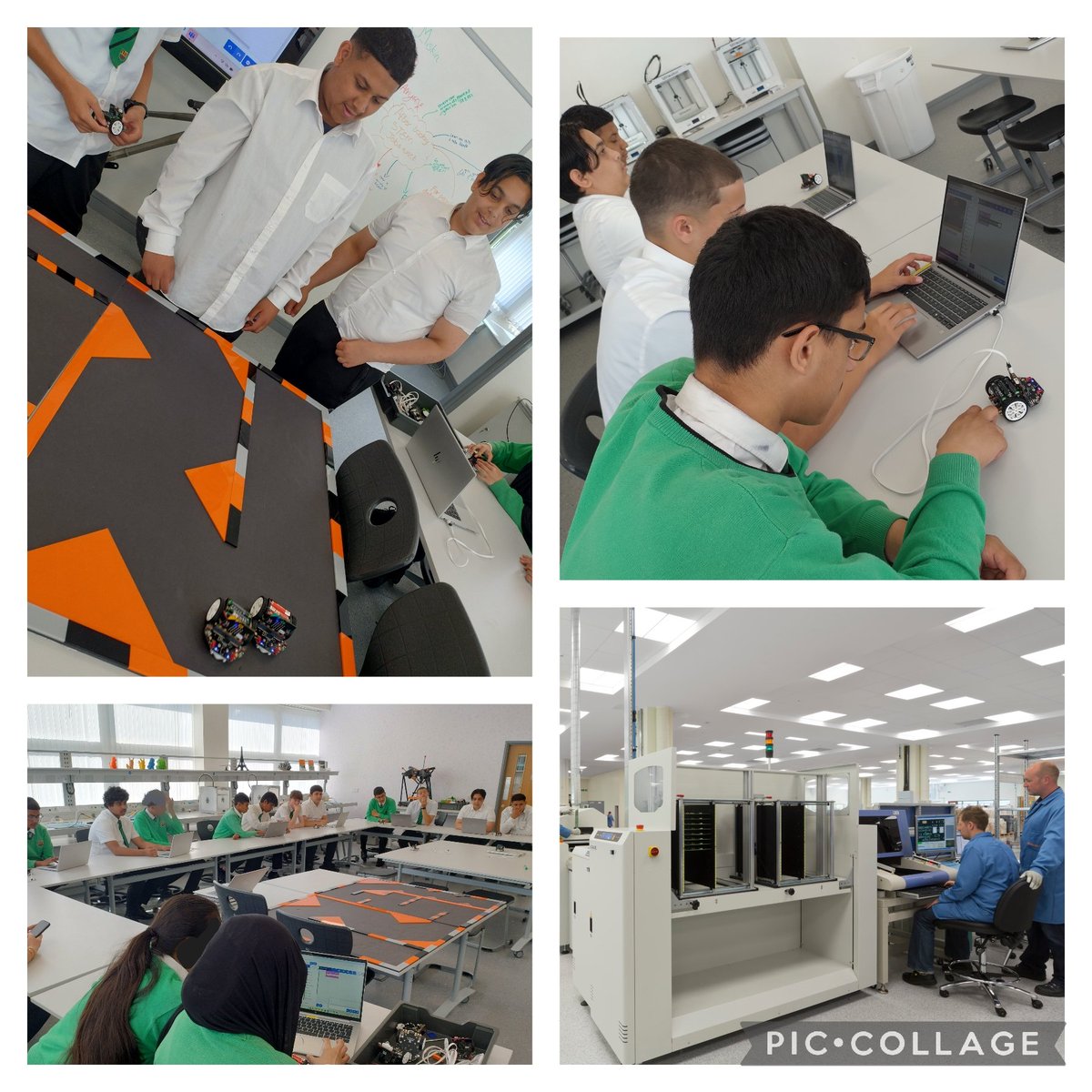 Thank you Sarah &amp; Laura from <a href="/renishawplc/">Renishaw</a> for giving Yr9 Btec Engineering pupils from <a href="/FitzalanHigh/">Fitzalan High School</a> excellent micro:bit and 3D printing workshops and tour of the engineering site. Great for pupils to learn about opportunities available to them in the future.