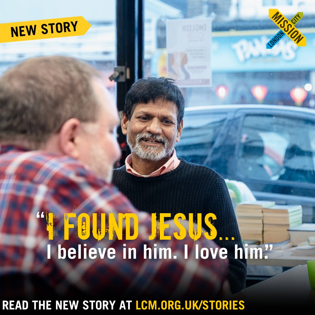 “The way they talked and lived their faith was very different from that of my own people.”

Faruk’s life changed when he met Christians at the New Asian Friendship Centre. Now he’s volunteering there, sharing his new faith with others.

Read his story at lcm.org.uk/stories