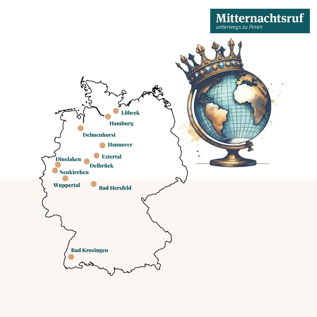 Mitternachtsruf's tweet photo. Herzliche Einladung zur Deutschland-Tournee mit Thomas Lieth! Er ist unterwegs vom 9. bis 20. Juli 2025 mit dem Thema: «Das tausendjährige Reich».
Wir freuen uns auf Sie!
---
Weitere Infos:
https://t.co/a1s5pjYvtH
#thomaslieth #detournee #mnr #mnrunterwegs https://t.co/gT0QK1zQCO