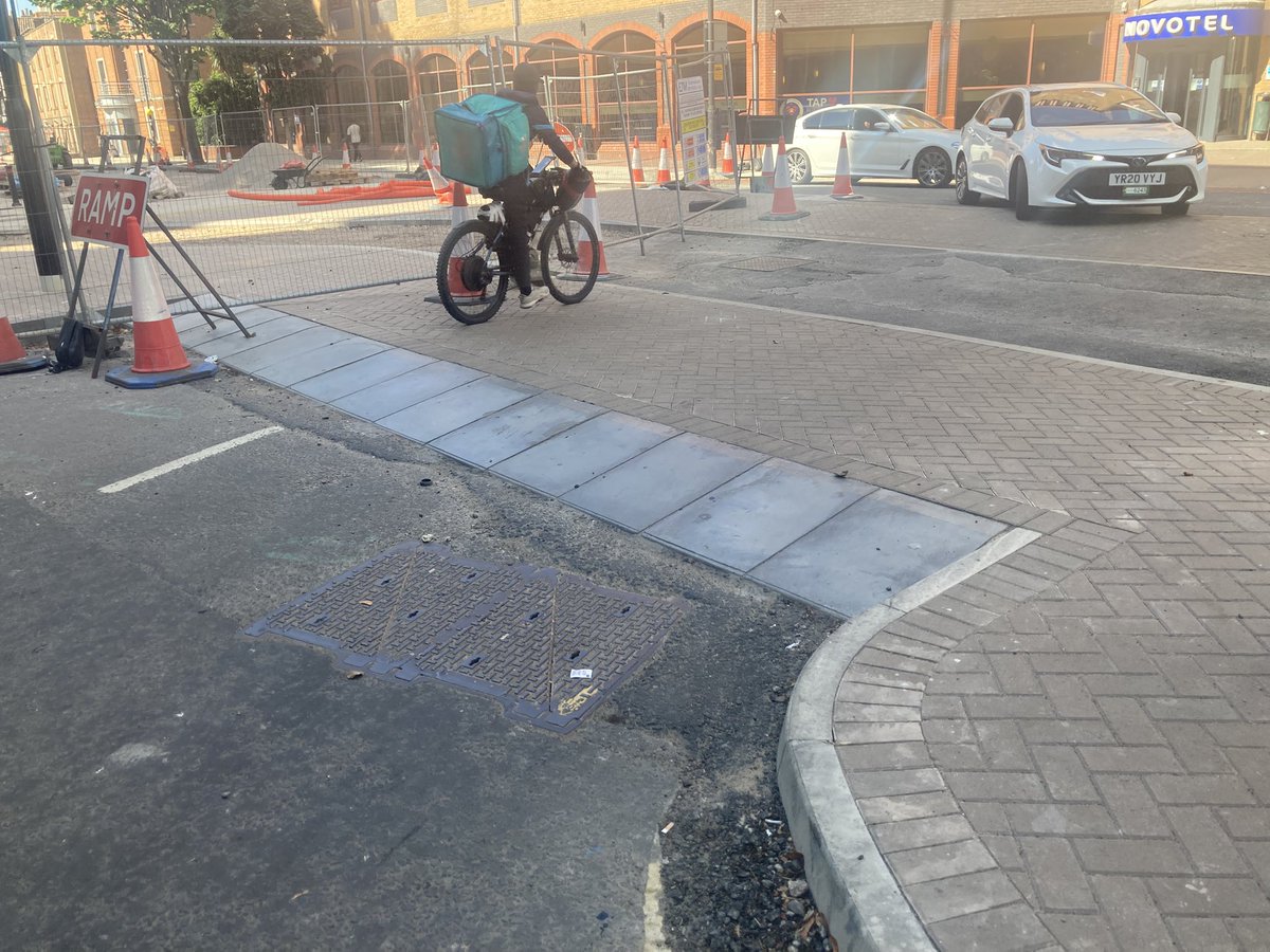 Off for a jaunt around Bristol today, looking at the progress on the Victoria Street improvements <a href="/BristolCouncil/">Bristol City Council</a> are doing between Temple Meads and the City Centre. Looking great, the new cycle lane is taking shape and there are even Dutch kerbs!