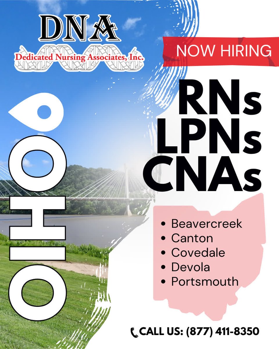 DedicatedNurses's tweet image. Benefits of becoming a #TravelNurse with DNA?
✔Paid vacation days
✔Medical ben... DedicatedNurses.com 
#TravelNurse #TravelAssignment #EmployeeBenefits #HealthcareJobs #TravelJobs #HealthcareCareers #TrentonFL #Trenton #Florida #TravelLPN #TravelNurses #TravelingLPN