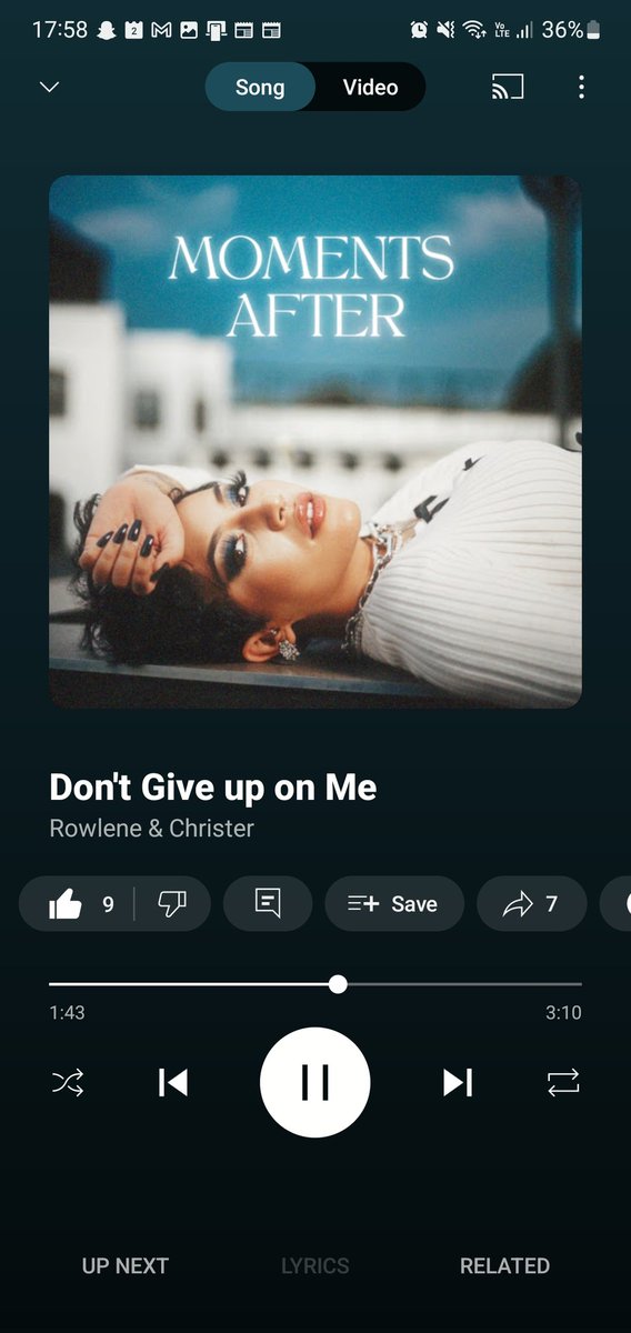 #NowPlaying #ListeningTo <a href="/Rowlene_SA/">ROBOT</a> Don't Give Up On Me #MomentsAfter
Link:
onerpm.link/moments-after
.