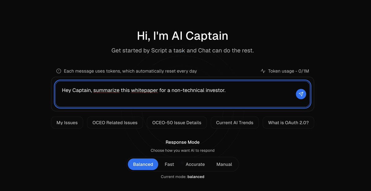 With 400+ AI-powered models, O CEO adapts to your every task. That’s the future of innovation from web3 to the world.

Claude Sonnet is your strategy assistant: articulate, calm, and trained on years of research paper data.