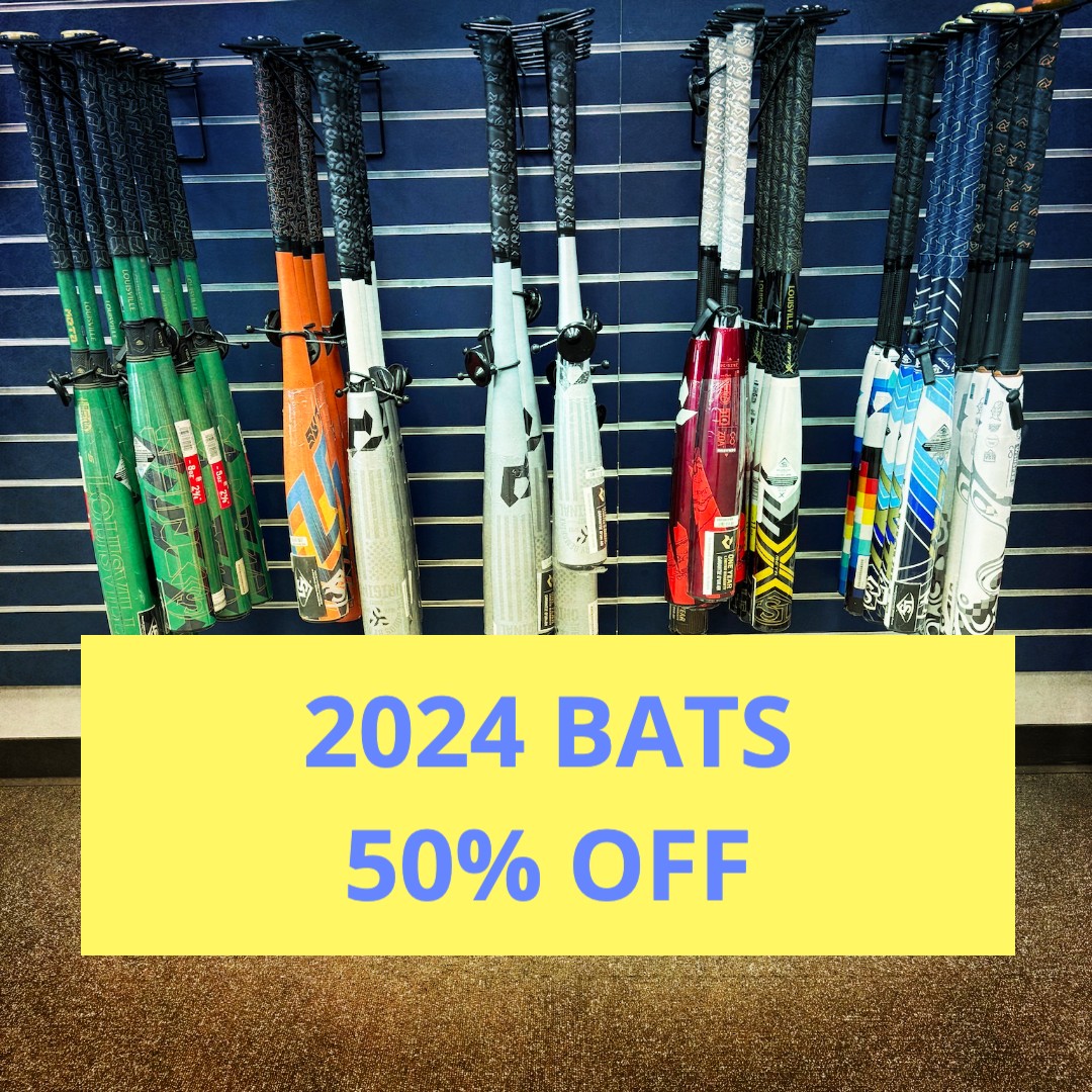 💥 50% OFF 2024 Bats! 💥
We’re making room and you’re cashing in — all 2024 model bats are now 50% OFF!

Same power. Half the price. ⚾🥎💸
Don’t miss your shot to snag top gear before it's gone!
🏃‍♂️ Limited stock. First come, first swing.

#itswheretheplayersgo #swingintosavings
