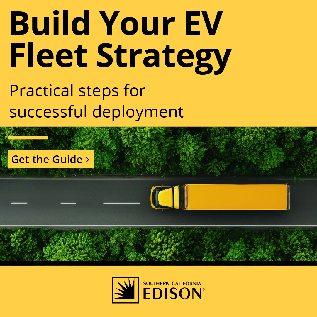 Need help with your EV deployment plans? 🚚 <a href="/SCE/">SCE</a>'s free digital planning guide is built for commercial fleet operators looking to avoid common project delays, align internal teams, and make the most of available funding.

Download now: ow.ly/6SIC50WjoCr