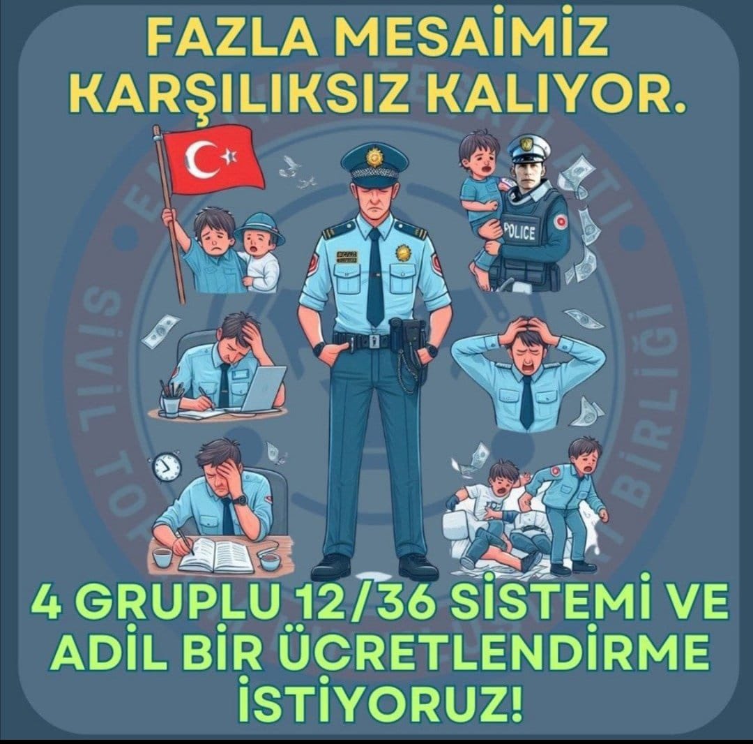 Ailesiyle birlikte geçireceği vakti aldınız bari karşılığında refah bi hayatları olsun oda yok

#PoliseNedenHaram