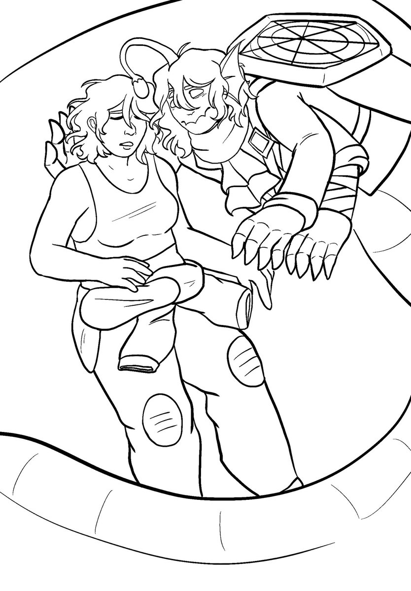 yet another comm for my pookie <a href="/ASunflowerAway/">Ingi/Keyni ✩‧₊˚⋆͛*͛18+ only please</a> :3 cannot wait to see her color it mwahahah