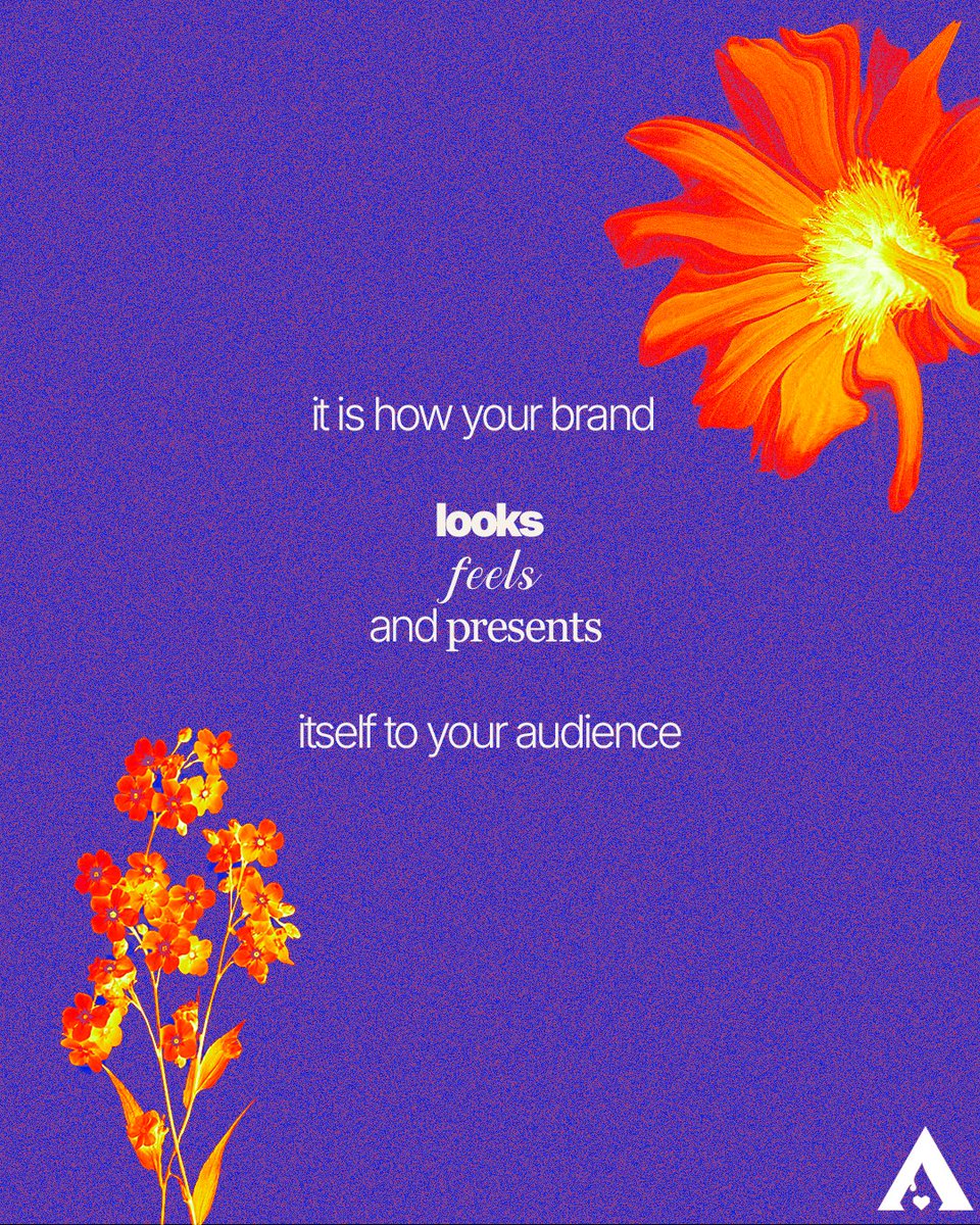 ardent_studio's tweet photo. Visual Identity isn't just an aesthetic, it's your brand’s emotion you put out. 
They are the color combinations that evoke excitement
The font style that speaks about your brand archetypes, 
They are a combination of the images, layout, and visual impression of your brand. https://t.co/TI0ohSaTG3