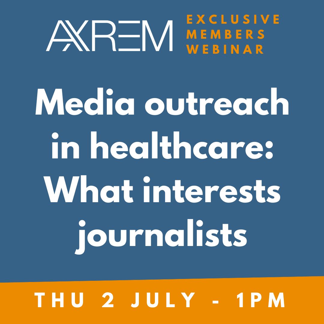 🎯 Breaking through the health tech media noise

Tomorrow at 1pm, we are proud to present an exclusive webinar especially for AXREM members.

Members will hear from our team who engage with health tech media.

#HealthTech #MedTech #Diagnostics #HealthcareMarketing #AXREM