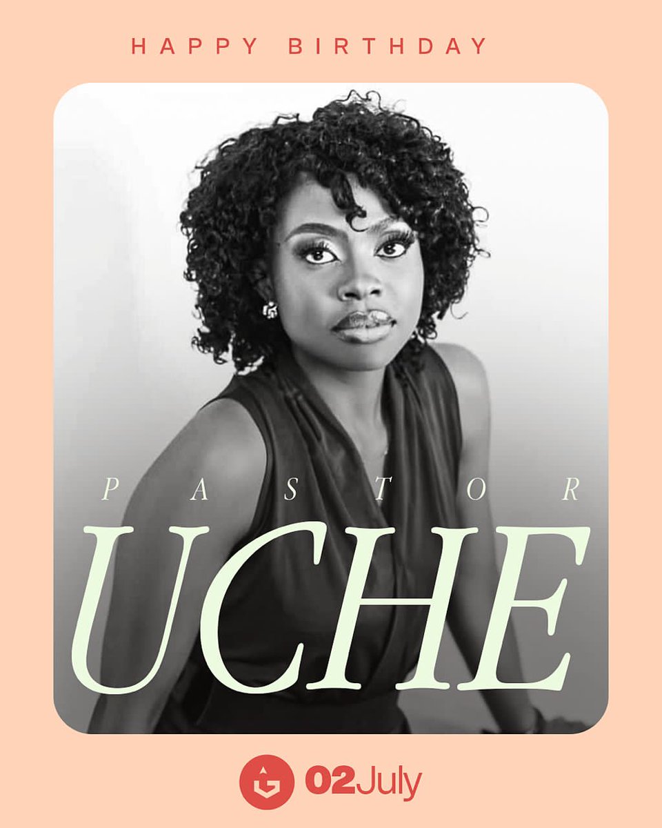gloryzoneglobal's tweet photo. Happy birthday to our delectable Pastor Uche @UceeDr Soft spoken, full of grace and full of the anointing. Thank you for all you do for us at Gloryzone! We love you now and always ma❤️ https://t.co/XnAITgTfko