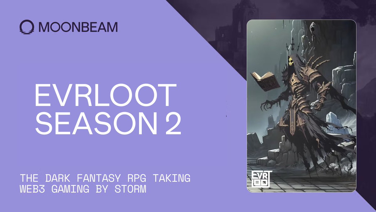 The dark fantasy Web3 RPG you’ve been waiting for is here. 🩸

<a href="/EVRL00T/">𝗘𝘃𝗿𝗹𝗼𝗼𝘁 | Dark Fantasy On-Chain</a> is slaying on Moonbeam with tactical dungeons, idle quests, soulbound NFTs &amp; seamless onboarding, no wallet needed. ⚔️

With over 300K onchain transactions since its early access soft launch in December 2024,