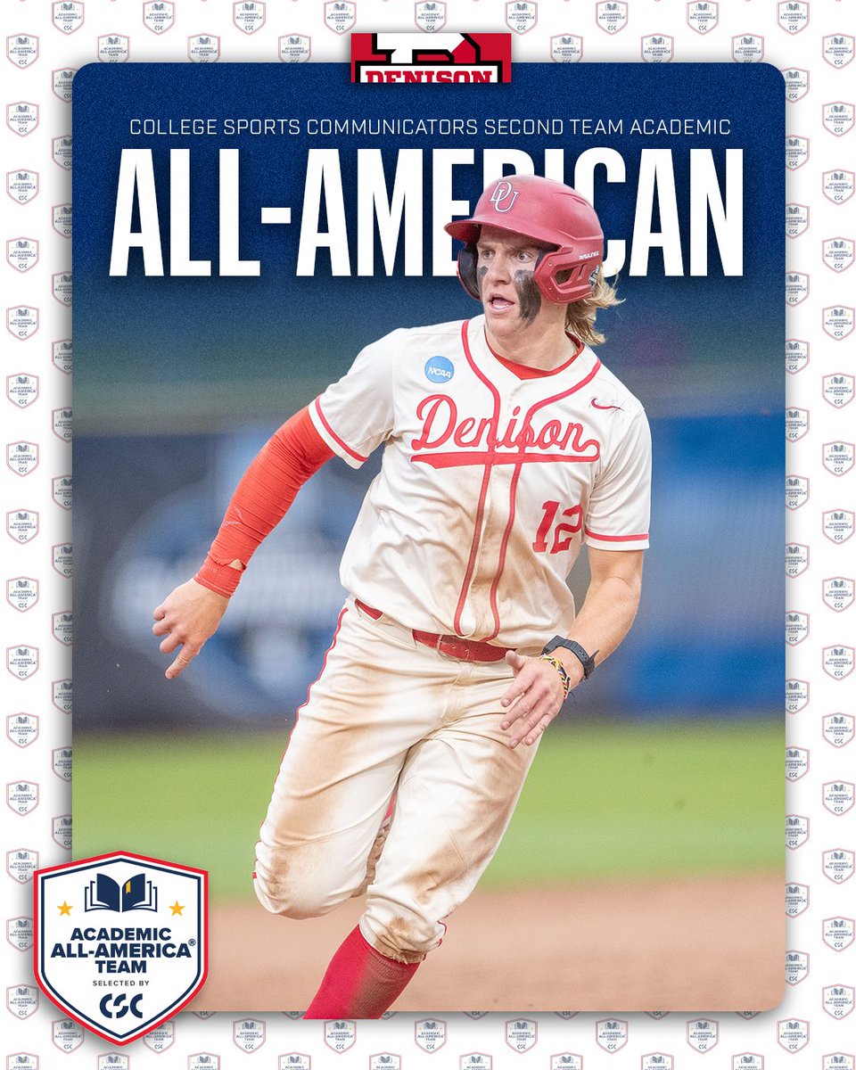 NCAC (@ncac) on Twitter photo ๐จ All-American Alert ๐จ
Congratulations to <a href="/DenisonSports/">denisonsports</a>โ Erik Sundgren for earning Second Team Academic All-America honors, selected by @collsportscomm!
#NCACPride | #HomeofScholarAthletes
๐ฐ | tinyurl.com/449eecwx ๐จ All-American Alert ๐จ
Congratulations to <a href="/DenisonSports/">denisonsports</a>โ Erik Sundgren for earning Second Team Academic All-America honors, selected by @collsportscomm!
#NCACPride | #HomeofScholarAthletes
๐ฐ | tinyurl.com/449eecwx