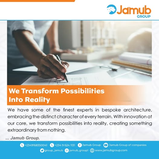 group_jamub's tweet photo. We have some of the finest experts in bespoke architecture, embracing the distinct character of every terrain. With innovation at our core, we transform possibilities into reality, creating something extraordinary from nothing.

#jamubgroup #construction #mining #punditagro. https://t.co/0DfuFlxN5t