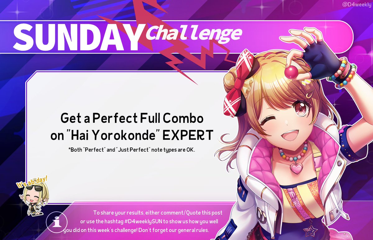 D4weekly's tweet image. SUNDAY CHALLENGE💪
➡ Check the image below for this week's Sunday prompt!
Did you succeed? Don't forget to use the hashtag #D4weeklySUN or share your results on this very post!
#D4weekly