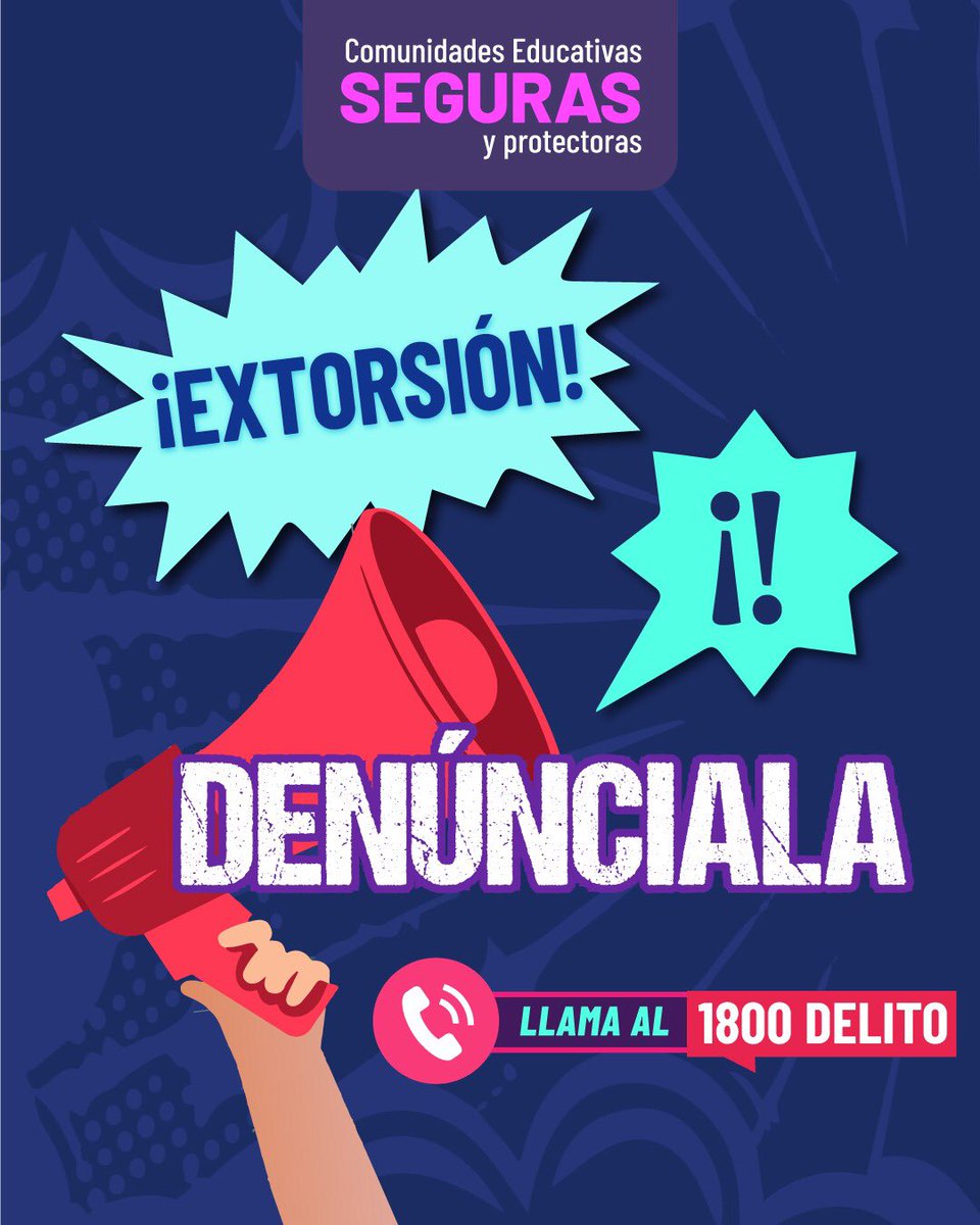 Educacion_Ec's tweet photo. 🛡️ La prevención es clave para cuidar tu seguridad y la de quienes te rodean. 

Actuemos con responsabilidad y conciencia digital.

📨 Denuncia este delito de forma segura y confidencial a través del formulario en línea:
 👉 https://t.co/vwxkSYJCxv

#ElNuevoEcuador https://t.co/OZvMoCN9QN