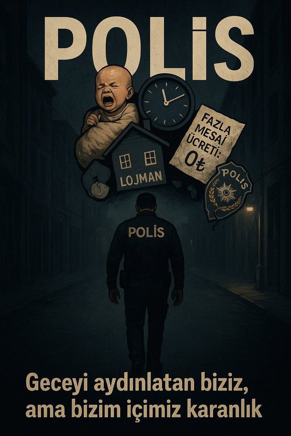 Polis gece çalışıp tazminat almayan tek memurdur. 

#PoliseNedenHaram