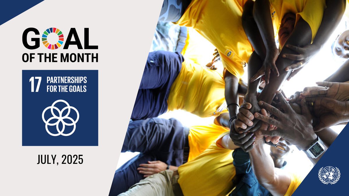 GlobalGoalsUN's tweet image. 📣 Goal of the Month: Partnerships for the Goals 🤝
Key events
🔸 #FFD4 (30 Jun–3 Jul)
🔸 SDG Progress Report Launch (14 Jul)
🔸 #HLPF (14–23 Jul)
🔸 @UN Food Systems Summit +4 (27–29 Jul)
Plus: Mandela Day, Youth Skills Day, #AwakeAtNight & more.
bit.ly/SDGinFocus