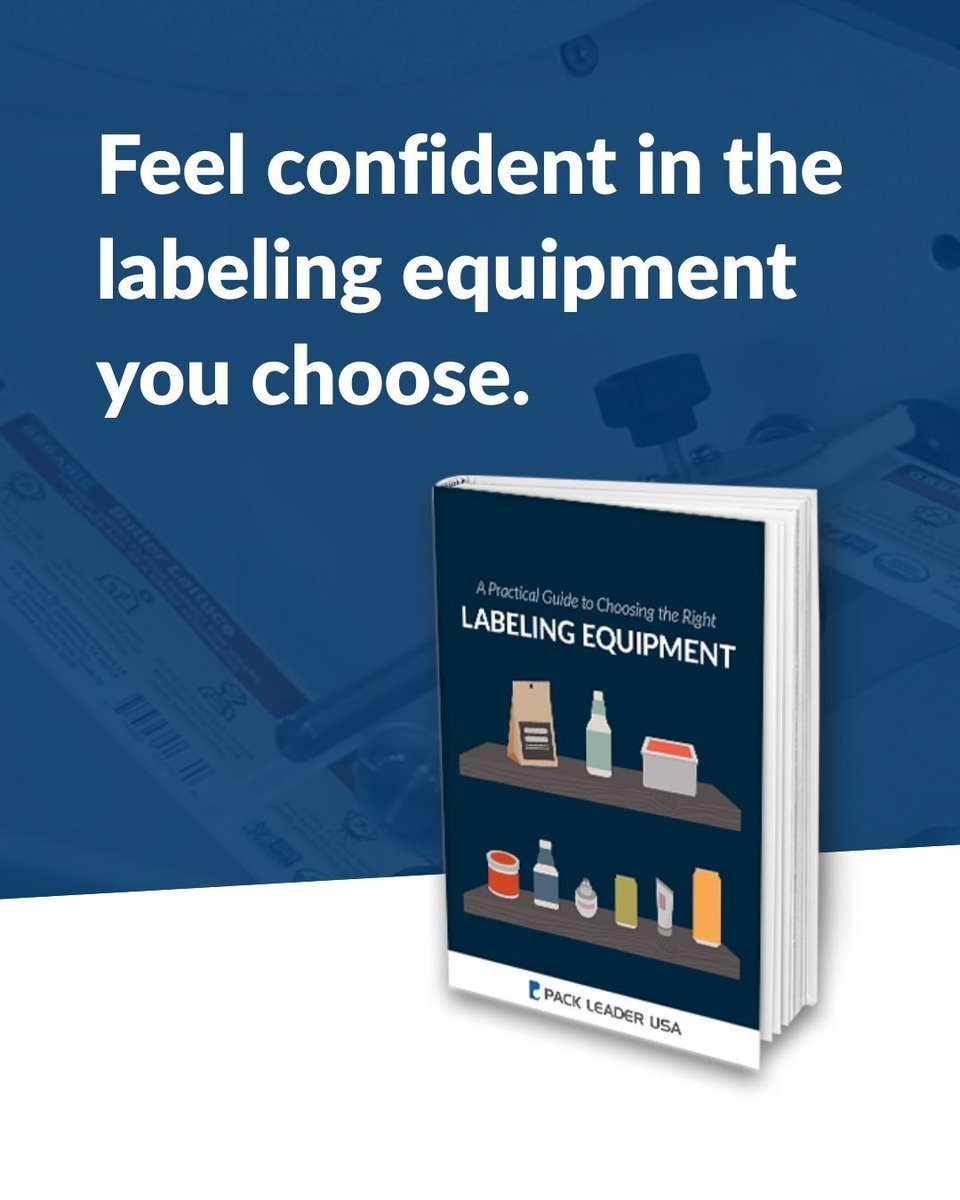 PACKLEADERUSA's tweet image. This free resource will help you evaluate your current labeling setup, understand what matters most in a labeling system, and find a partner that fits your business

Ready to make a smarter investment? Download the guide here:⬇️
hubs.ly/Q03mbW6z0

#labeling #labelingmachine