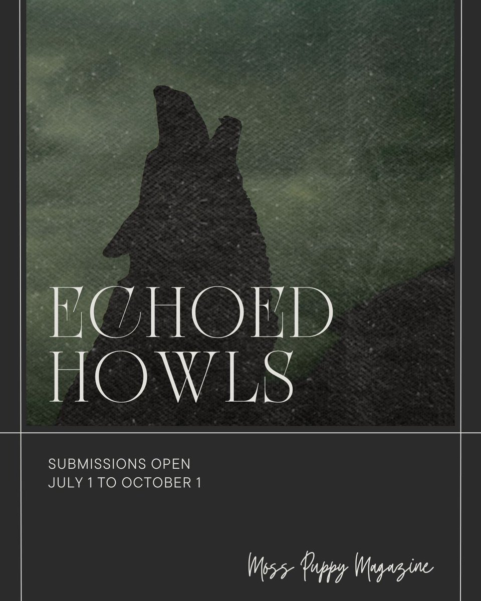Submissions are now open for Issue 9: Echoed Howls.

This theme is about longing, connection, isolation, and the unknown. 

What does it mean to speak into the void?

More details and guidelines:
buff.ly/SVflZZ2